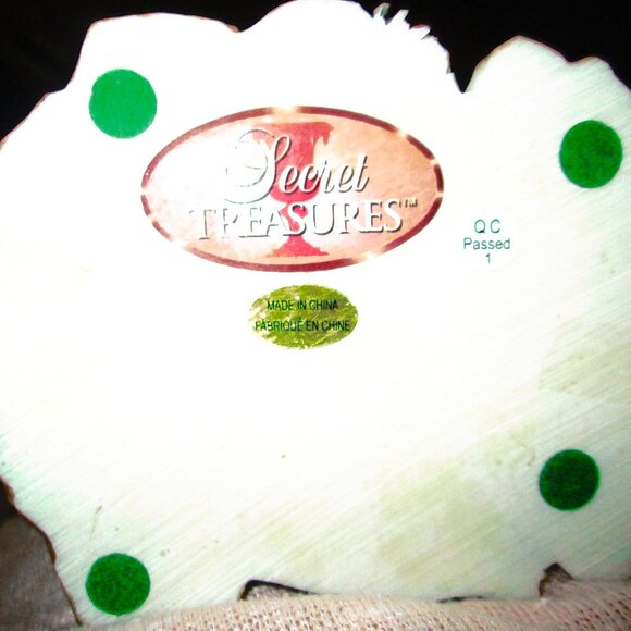 Ceramic Yellow & blue birds flowering tree with hanging branch clock replacable - Picture 8 of 8